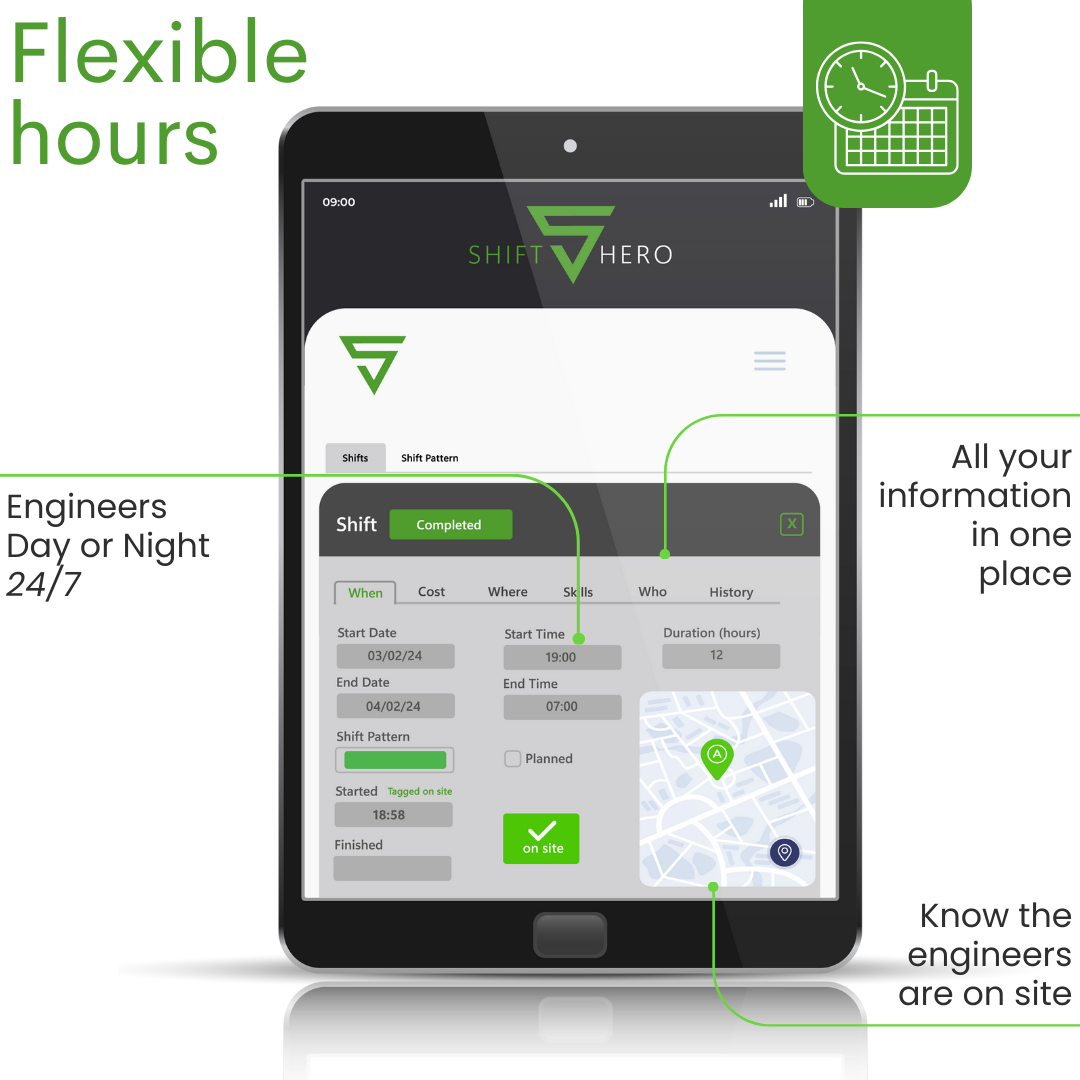 Shift hero shift cover platform view - flexible shift pattern to suit you